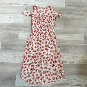 Charlotte Russe Off The Shoulder Floral Dress